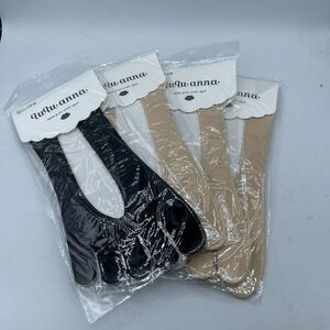 COPY - BUNDLE (4) NO SHOW TOE SOCKS NWT